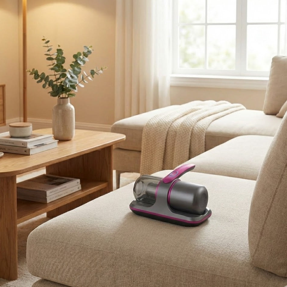 AuraSilk™ — Deep Textile Care with UV-C Precision.