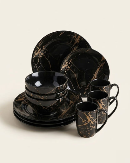 Aurelia Onyx™ — Premium Dinnerware Collection
