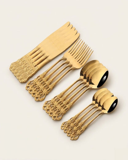 Aureo Vittoria™ — Textured Flatware Collection