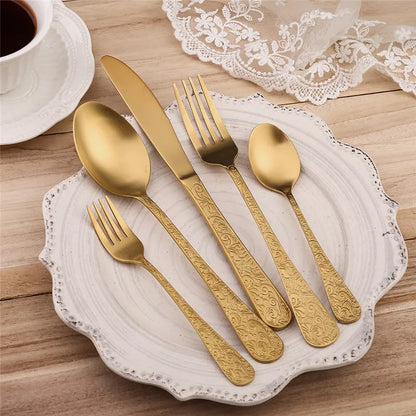 Aurea Incisa™ — Engraved Flatware Collection