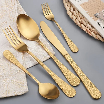 Aurea Incisa™ — Engraved Flatware Collection